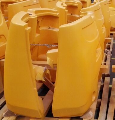 Producto de fundición de vacío de recubrimiento OEM contrapeso para carretillas elevadoras eléctricas