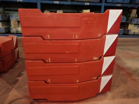 Pintura de acabado de contrapeso de grúa de alta calidad OEM de 10 toneladas con dimensión precisa TS16949