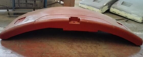 Contrapeso de hierro fundido de 16 toneladas con imprimación OEM, pintura, granallado y rectificado de superficie