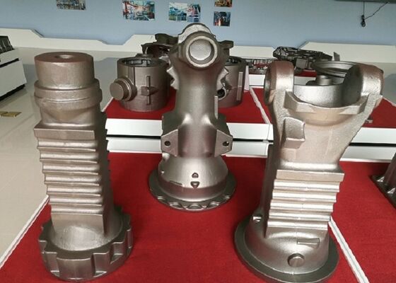 Piezas de eje de dirección de fundición de arena de hierro de alta calidad OEM para tránsito ferroviario para maquinaria industrial
