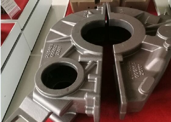 Piezas de hierro fundido de fundición de arena de dimensiones precisas OEM para equipos de tránsito ferroviario de transmisión