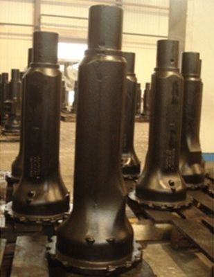 Servicio de OEM Armadura de arena de resina Partes de hierro dúctil brazo del eje para maquinaria de construcción Partes