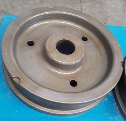 Piezas de cubo y rueda de hierro de fundición de resina de alta calidad OEM para maquinaria industrial de grúas