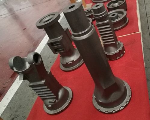 Servicio de OEM Armadura de arena de resina Partes de hierro dúctil brazo del eje para maquinaria de construcción Partes