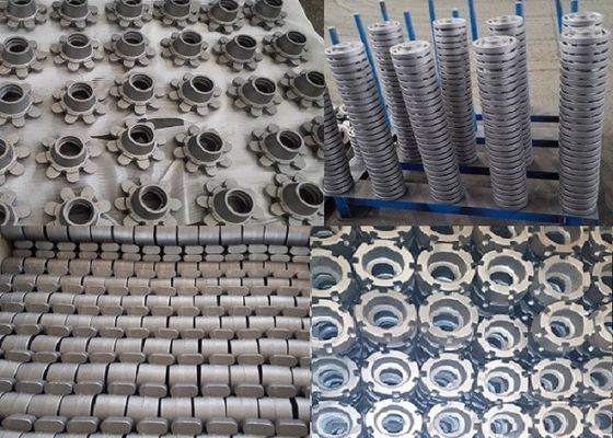 Piezas exactas del camión de la dimensión con el tratamiento superficial del chorreo con granalla