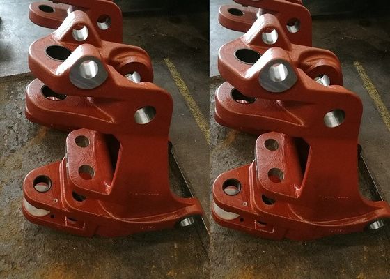 Servicio de OEM de alta calidad de fundición de arena de piezas de hierro balanceo para maquinaria de construcción