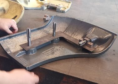 Pequeño contrapeso 14kg del mini excavador con el servicio liso del OEM de la superficie disponible