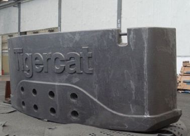Contrapesos enormes del vehículo de la ingeniería con entrega de la pintura del final a tiempo
