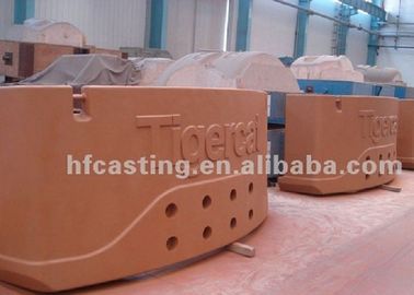 Peso contrario de la maquinaria de construcción con el OEM liso de la superficie disponible