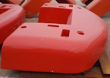 Peso contrario de la maquinaria de construcción con el OEM liso de la superficie disponible