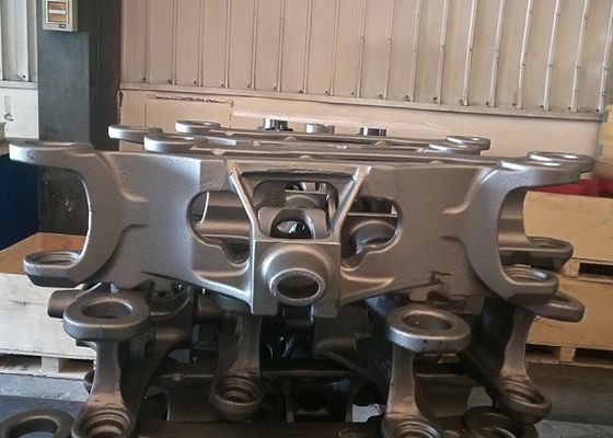 Piezas de hierro de fundición de arena OEM Eje de dirección Aprobación ISO 9000 Para Maquinaria de Construcción