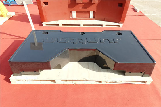 Pintura de acabado de contrapeso de grúa de alta calidad OEM de 10 toneladas con dimensión precisa TS16949