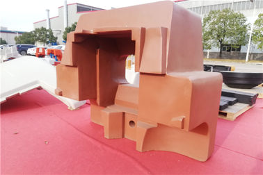 Material enorme del hierro gris GG150 del contrapeso de la grúa móvil del bastidor de arena para el aparejo de la conducción de pila