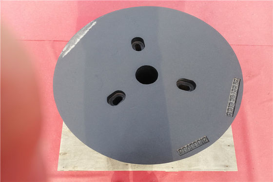 OEM de alta calidad 800 kg de arena de hierro fundido contrapeso de rueda para maquinaria de ingeniería
