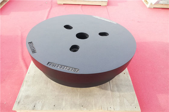 OEM de alta calidad 800 kg de arena de hierro fundido contrapeso de rueda para maquinaria de ingeniería