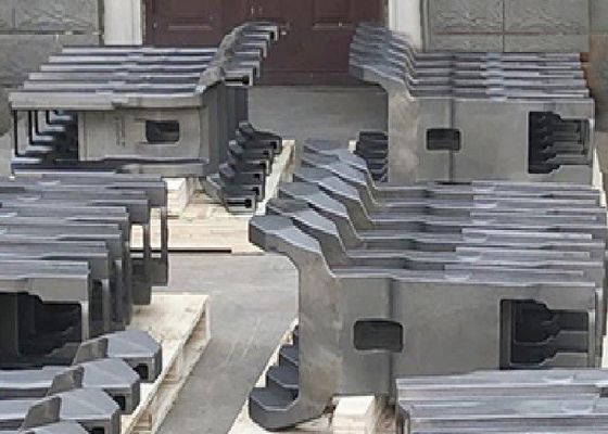 OEM de alta calidad de la maquinaria de construcción de automóviles piezas de fundición marco con dimensiones precisas