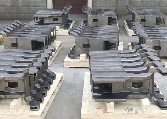 OEM de alta calidad de arena fundición de hierro piezas de mecanizado contrapeso para la plataforma de trabajo aéreo