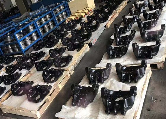 Producción de piezas de hierro de fundición de arena OEM Conector GGG45 Plataforma de trabajo aéreo para maquinaria industrial