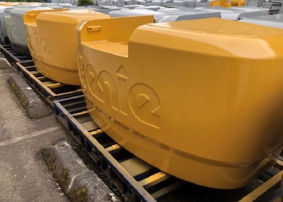 Servicio OEM de piezas de hierro fundido en arena, proceso de vacío, contrapeso para plataforma de trabajo aéreo