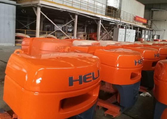 Servicio OEM de piezas de hierro fundido en arena, proceso de vacío, contrapeso para plataforma de trabajo aéreo