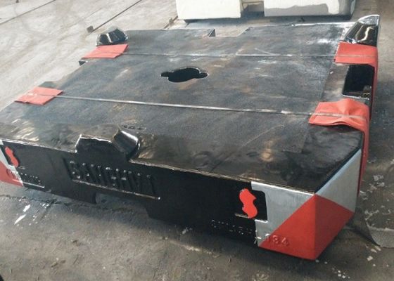 Contrapeso de hierro fundido de alta calidad OEM para maquinaria de construcción 10T para grúa