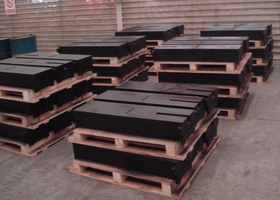 Piezas de lanzamiento de cojinete de la placa del hierro del tránsito ferroviario del carril