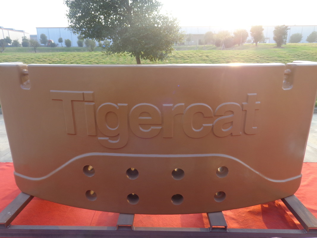 Pesos contrarios de la maquinaria de la silvicultura para el vehículo de la ingeniería de Tigercat