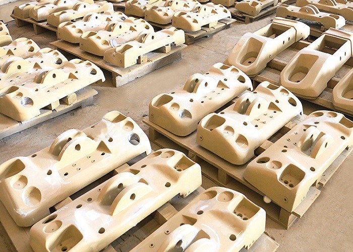 Servicio OEM V-Process Fundición de Arena Piezas de Hierro Contrapeso Repuesto Para Maquinaria de Construcción