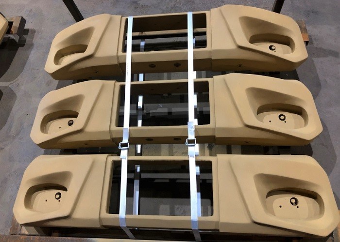 Piezas de hierro de fundición de arena OEM Proceso de vacío Contrapeso de miniexcavadora para maquinaria industrial