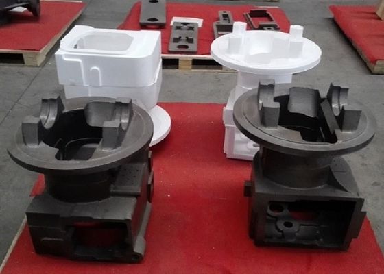 Piezas de hierro de fundición de espuma perdida OEM Carcasa de transmisión para carretilla elevadora con pintura de acabado