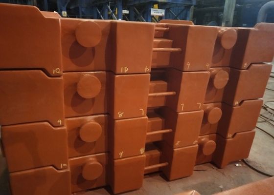 OEM hierro fundido de arena de alta calidad GG250 10000kg contrapeso de grúa